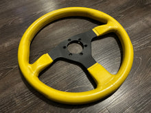 Load image into Gallery viewer, Victoria 355mm Yellow Leather Wheel
