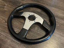 Load image into Gallery viewer, Leonard Zeal 350mm Black Leather Wheel
