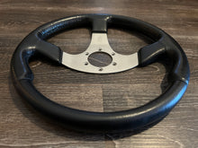 Load image into Gallery viewer, Leonard Zeal 350mm Black Leather Wheel
