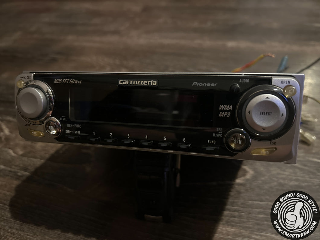 Pioneer Carrozzeria DEH-P050 Single Din Radio W/ Bluetooth