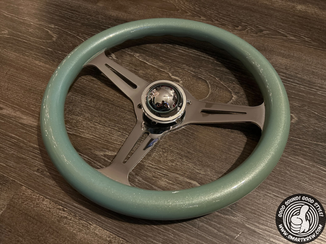 OG 330mm Pearl Metallic Teal Painted Wheel