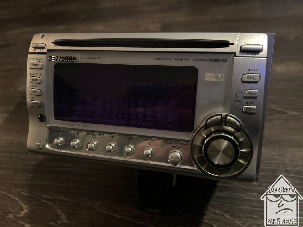 Kenwood DPX-06MD Double Din Radio W/ Bluetooth