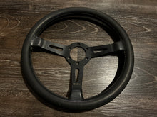 Load image into Gallery viewer, Abarth 350mm Black Leather Wheel
